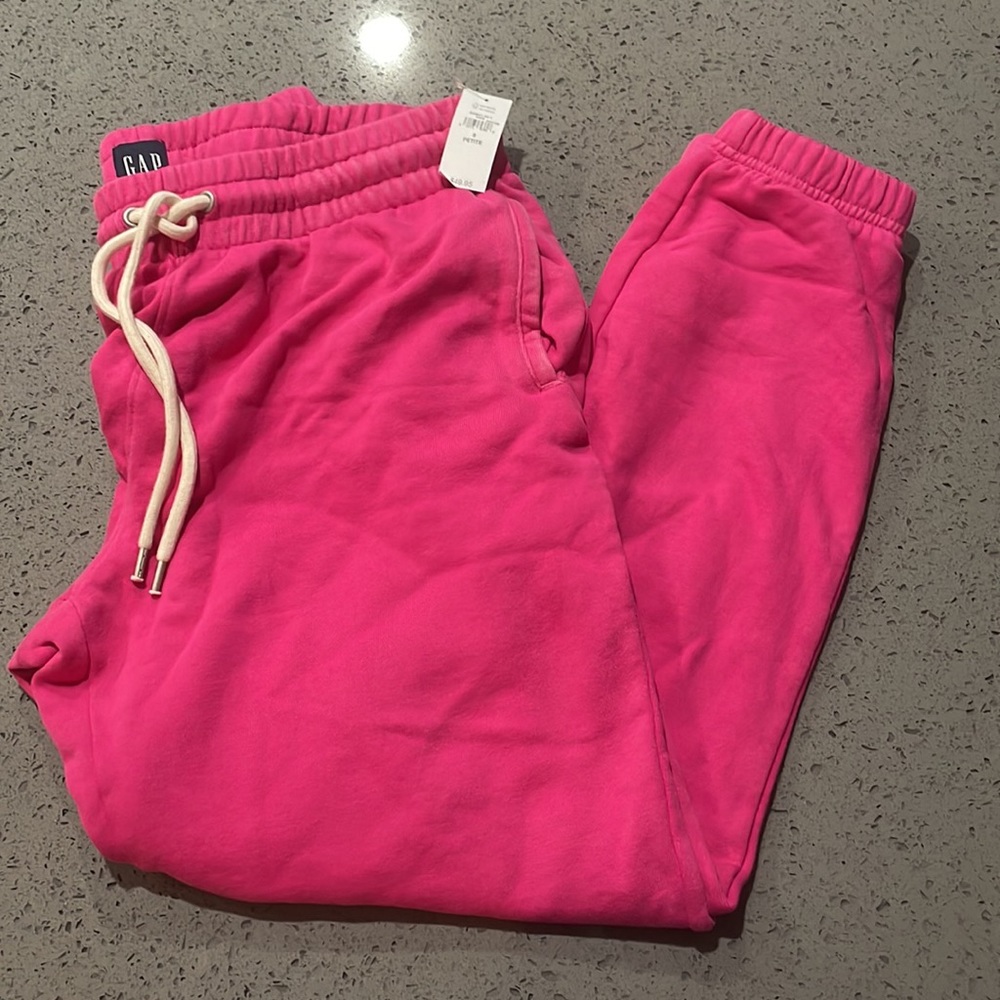 Pink (Fuscia) colored GAP sweatshirt and sweatpant set